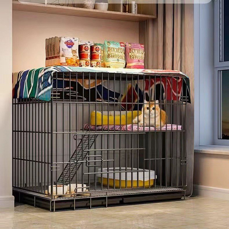 猫笼子家用方厕所一体室内两层不占地带超大自由空间猫窝猫屋别墅