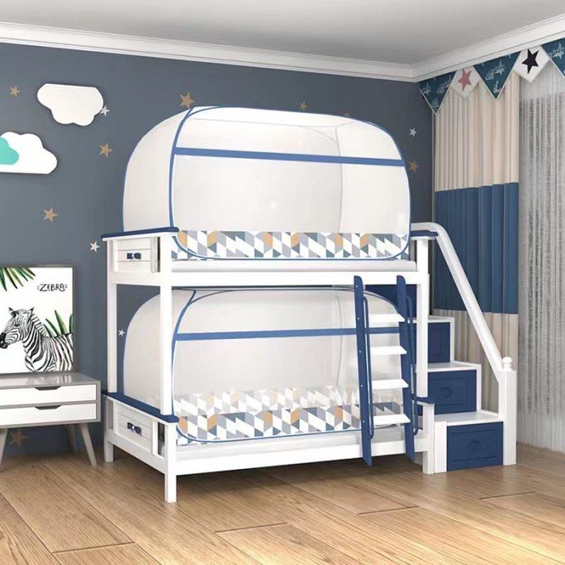 大学生宿舍强遮光布防蚊一体式床帘儿童单人床通用上下铺蚊帐批发