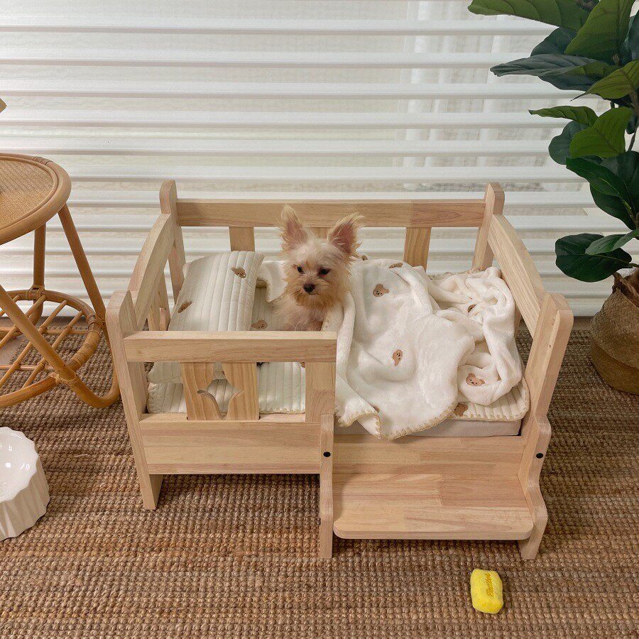 宠物木床狗狗木床窝猫猫木床中小型犬专用离地四季木质宠物狗