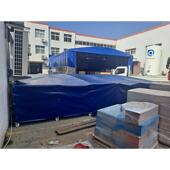 推拉棚雨棚折叠大型仓库推拉蓬夜宵大排档电动遮阳棚移动伸缩帐篷