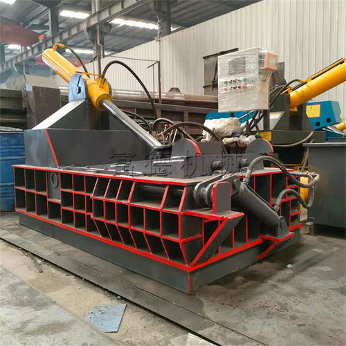 热销小型卧式铁块金属压块机铜屑压饼机金属小型液压铁销子压缩机