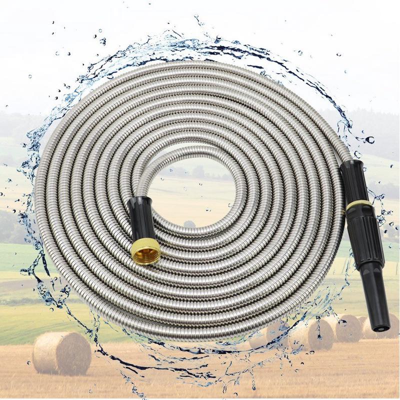 不锈钢花园软管户外金属套装水管增压园林家用水管套装批发