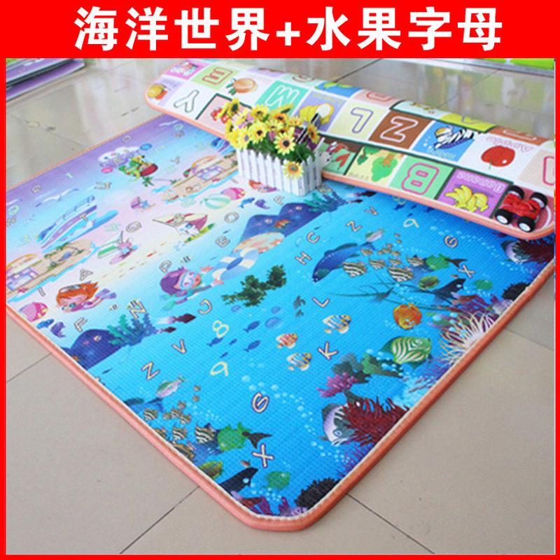 1z5x冬天隔睡觉儿童宝宝爬行垫小孩地板铺垫可凉铺地面的垫子泡沫