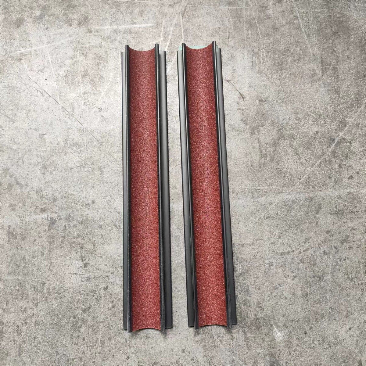 9寸砂纸架塑胶打磨器塑料砂纸架桌球台球杆皮头修理保养打磨工具