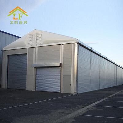 广州篷房厂家出售户外装配式篷房仓储铝合金人字形工业厂房tent