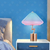 现代简约创意儿童房铁艺装 饰灯卧室床头灯设计师样板房小台灯1115