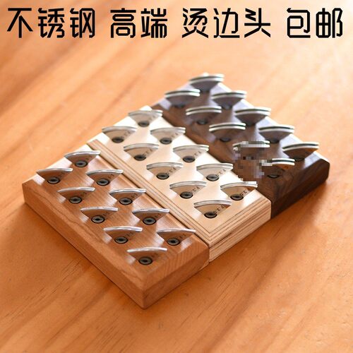 手工皮具DIY制作工具烫边头皮革封边压边起拱压槽起鼓配件