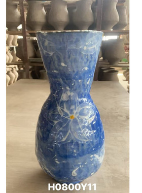 景德镇手工陶瓷花瓶花盆客厅花器摆设插花绿植水培家居瓷器摆件