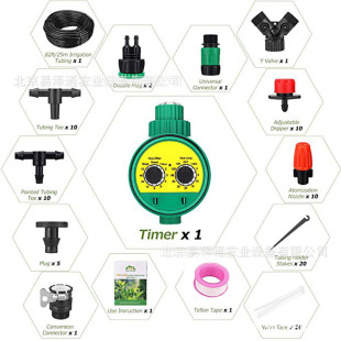 新品滴灌喷淋diy自动浇花器欧美家庭园艺工具灌溉套装自动浇花器