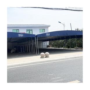 厂家棚遮阳棚简易工棚批发帐篷制作移动推拉雨棚钢材防雨活动供应