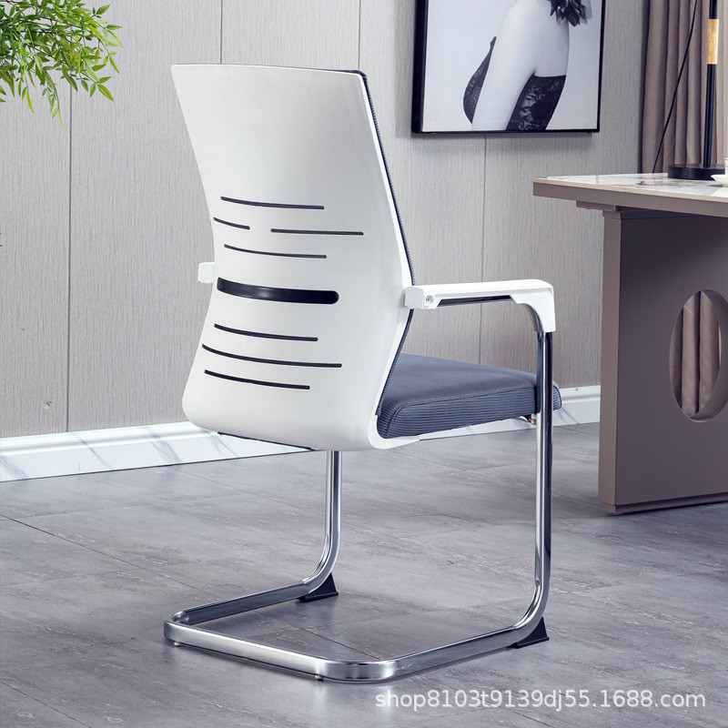 批发办公椅子简约布弓形椅职员椅透气网会议椅宿舍凳电脑椅家用书