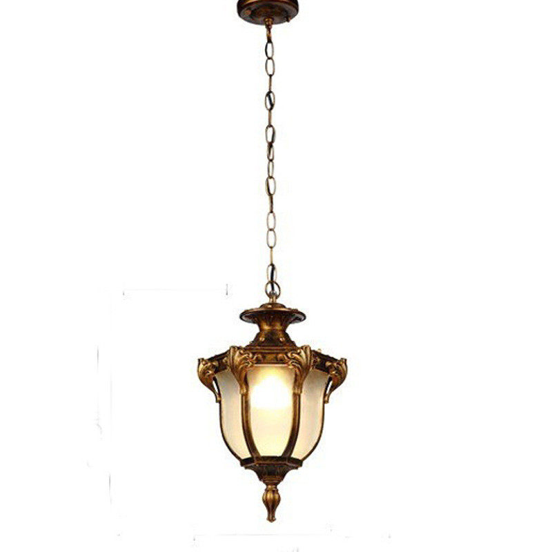 欧式美式户外吊灯防水阳台走廊过道庭院灯花园葡萄架凉亭吊灯室外