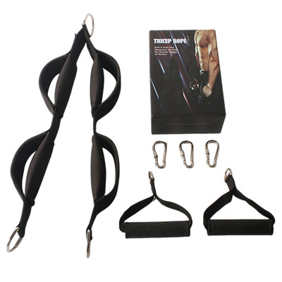 室内二头训练带套装拉力带拉力绳配件健身体能锻炼肱健身三头肌