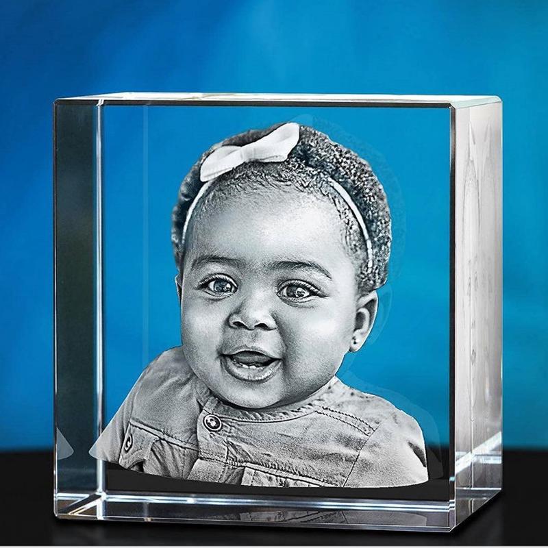 temu电商热销动物人像一件个性制作3d激光水晶礼品水晶摆件内雕