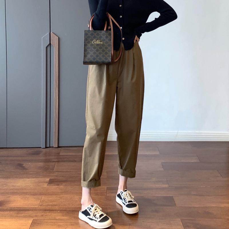 梨形身材大码胖妹妹mm2021秋季新款宽松显瘦休闲萝卜裤200斤,女装/女士精品,大码裤装,淘宝优惠券,粉丝福利购,淘宝优惠卷