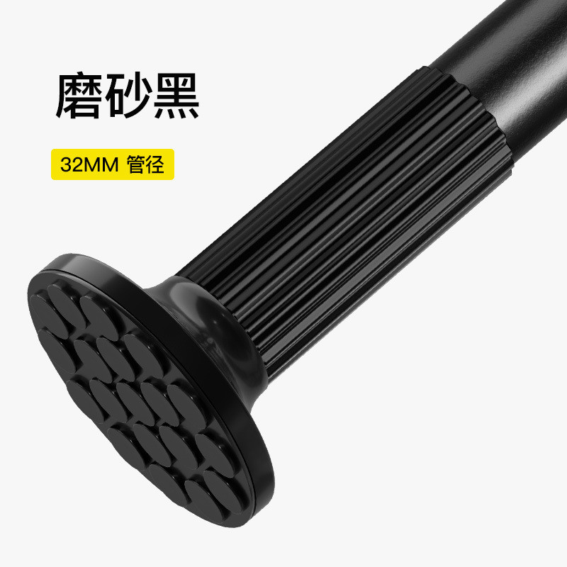 【热卖】免打孔伸缩杆晾衣架卧室窗帘挂杆浴帘杆衣柜门帘撑杆