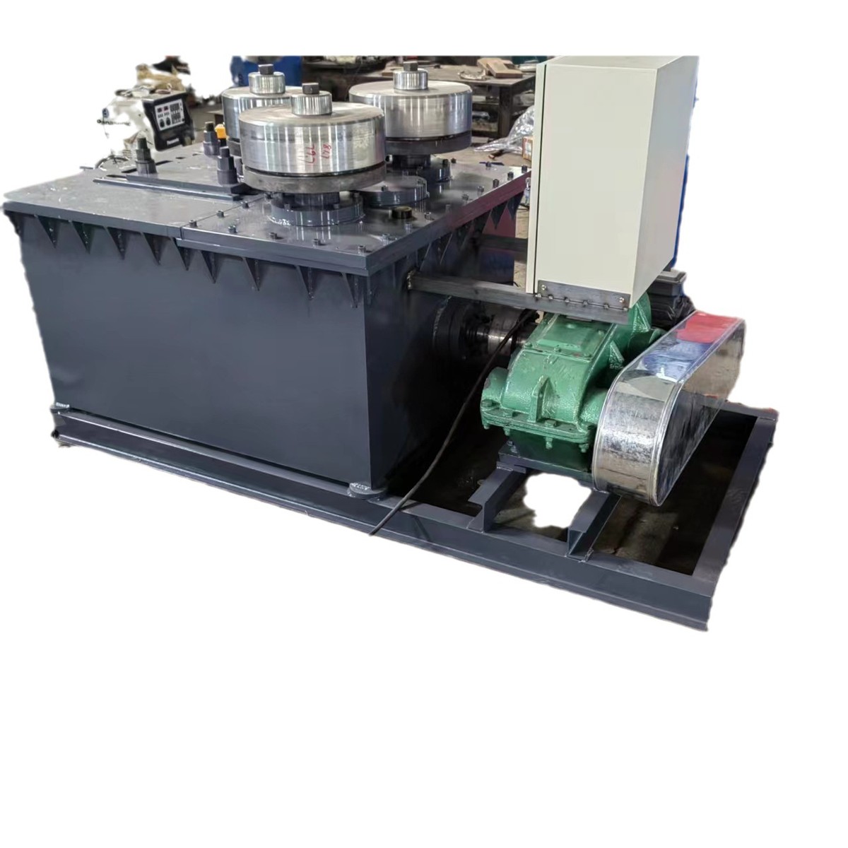 电动槽钢扁铁圆卷机卧式自动型材弯卷机厂家现货扁铁盘圆机