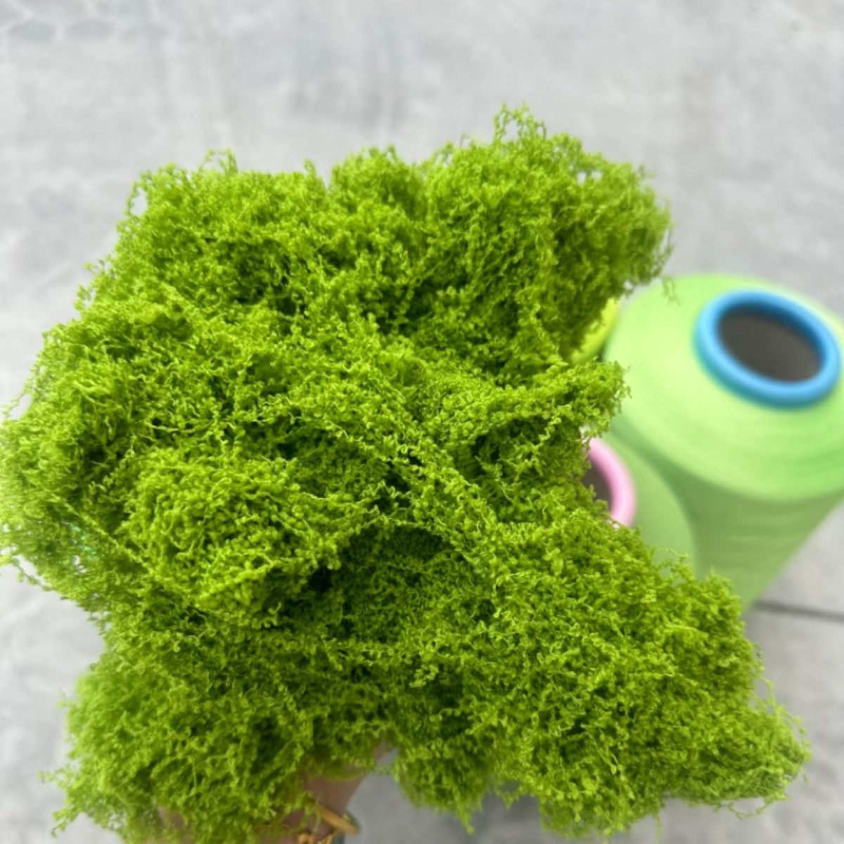 仿真批发苔藓假青苔草皮绿植微景观植物装饰包覆纱仿生草涤纶氨纶