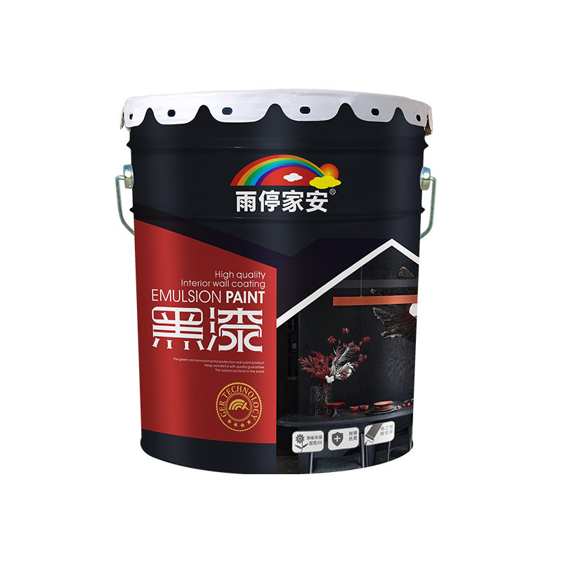 黑漆室内外墙体装饰美化涂料黑漆墙面装饰漆防护墙体基面涂料