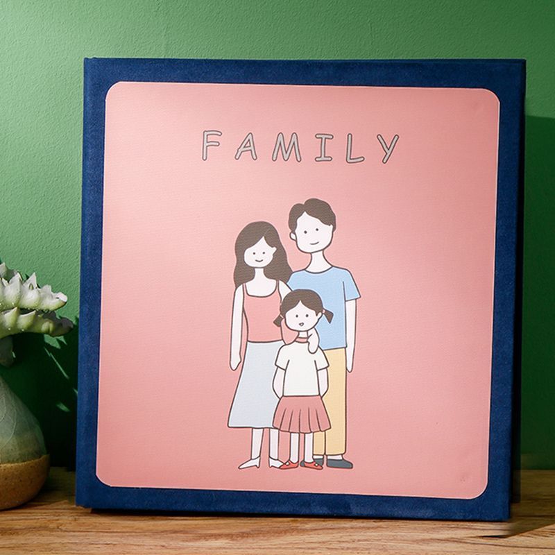 diy可写字寸5插页式6寸相册家庭影集手工本成长情侣恋爱纪念册