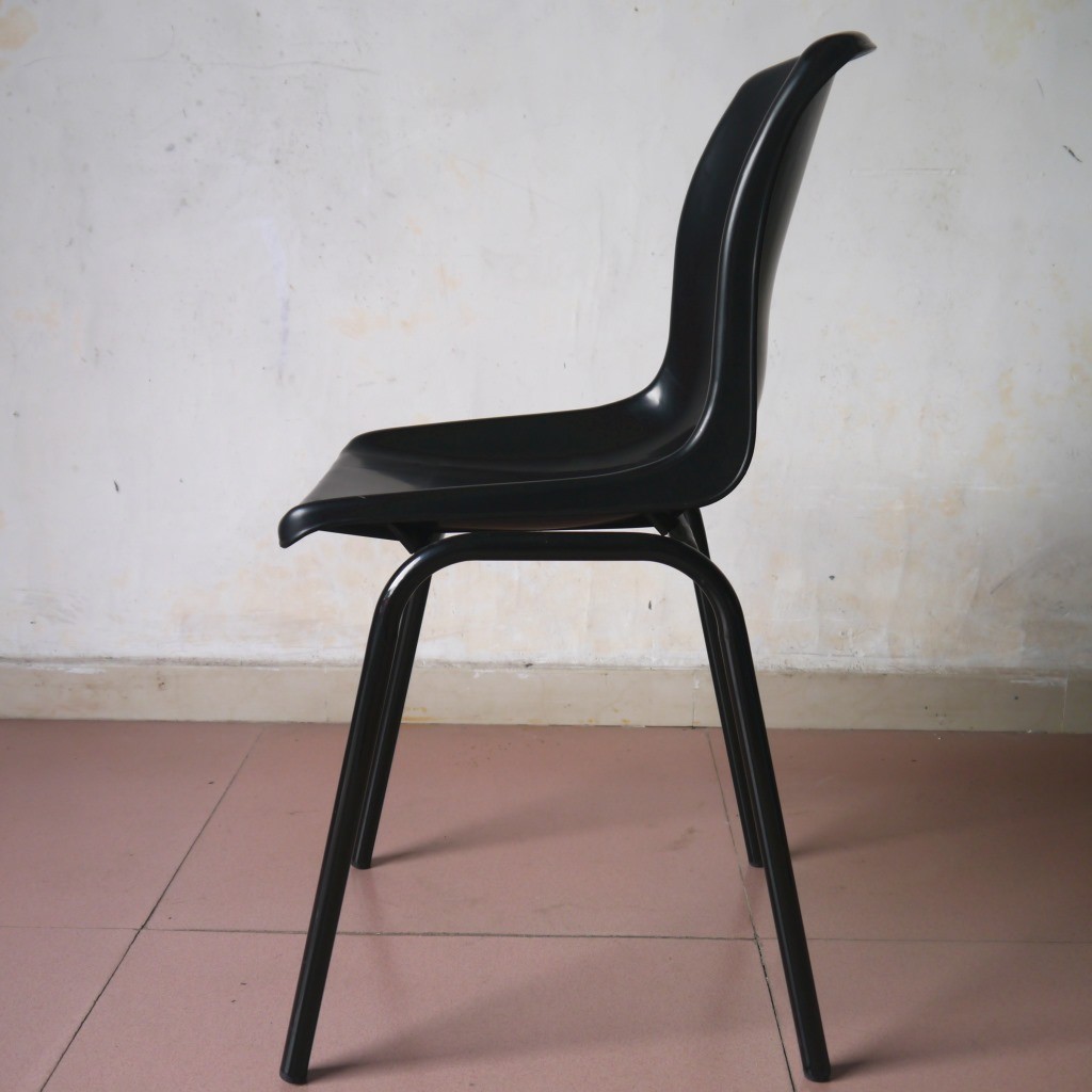 靠背塑料椅防静电椅子椅子塑钢车间流水线防静电工作椅四脚加固凳