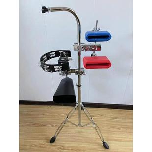 打击乐器木鱼梆子牛铃架子鼓乐队伴奏奥尔夫牛铃音乐教具铃鼓