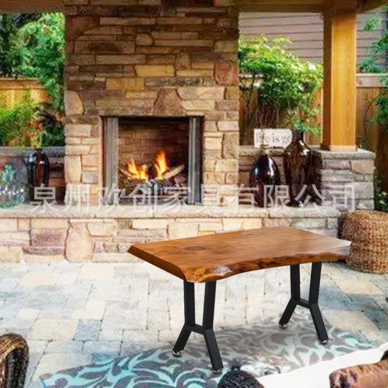 热销创意铁艺桌腿桌子腿支架时尚桌脚书桌支架餐桌餐台餐厅腿家具