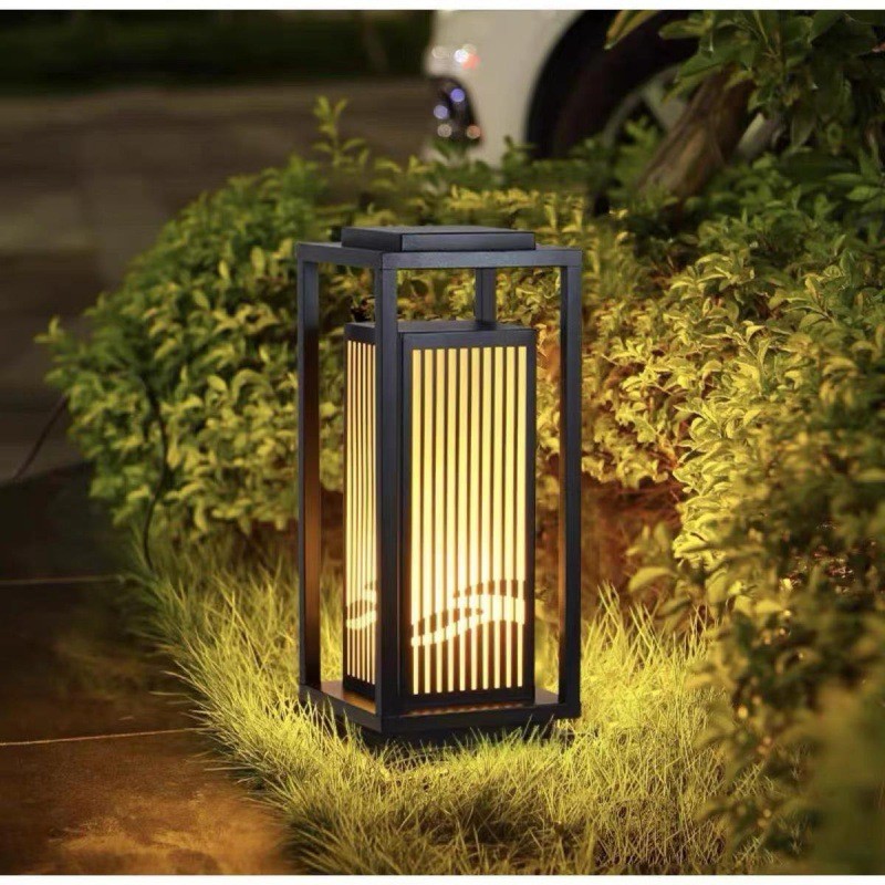 草坪灯草地庭院灯花园别墅地灯公园户外防水园林景观灯中式柱头灯