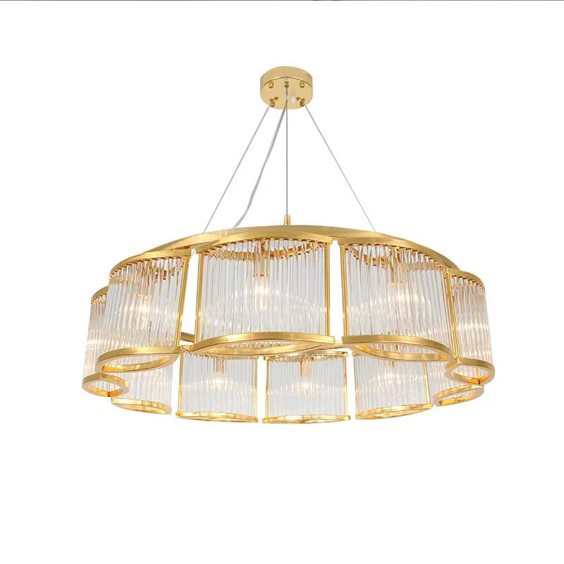 新中式水晶吊灯客厅现代酒店大堂包间2022年新款定制高档别墅复式