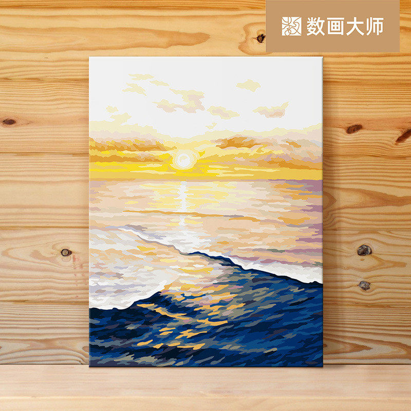 数画大师数字油画厂家直供填色手绘风景纯装饰画客厅手工油画批发,家居饰品,DIY/数字油画,淘宝优惠券,粉丝福利购,淘宝优惠卷