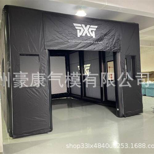 厂家直供大型户外野营广告展览活动婚礼充气帐篷模型高尔夫球房