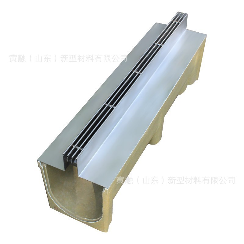 可定304线性排水沟缝隙式排水沟成品排水沟格栅树脂201不锈钢盖板