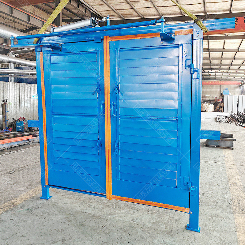 热销全百叶窗无压风门煤矿井下双向隔风门全自动红外线无压平衡风