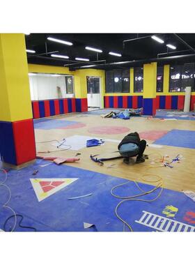 73N篮球馆墙面软包幼儿园防撞软包墙壁软包篮球场体育馆软包