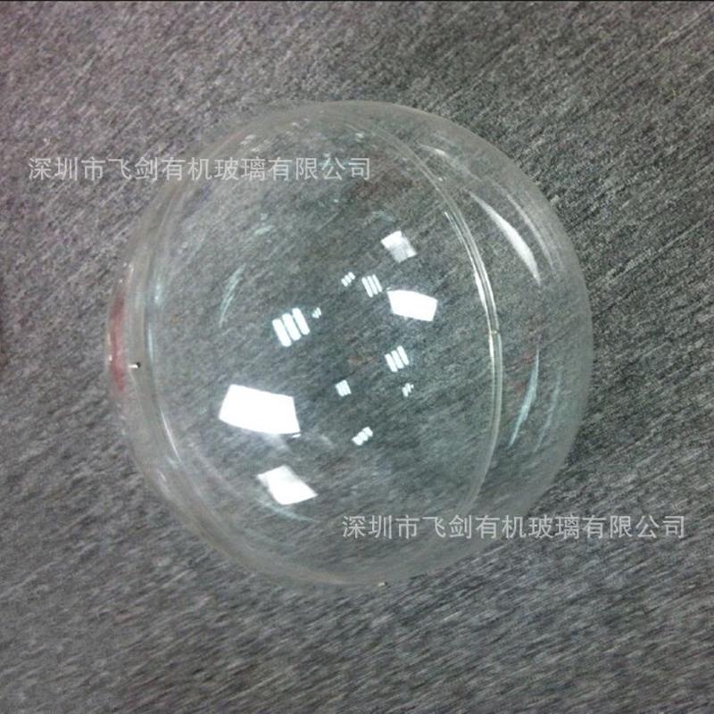亚克力50公分圆球圣诞透明球有机玻璃橱窗装饰吊球