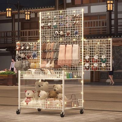 摆摊小推车地摊夜市专用车手推折叠桌花车展示架一秒收摊神器
