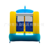 乐叔叔鲨鱼款 蹦蹦床护室内外小型儿童乐园充气城堡网玩水滑滑梯