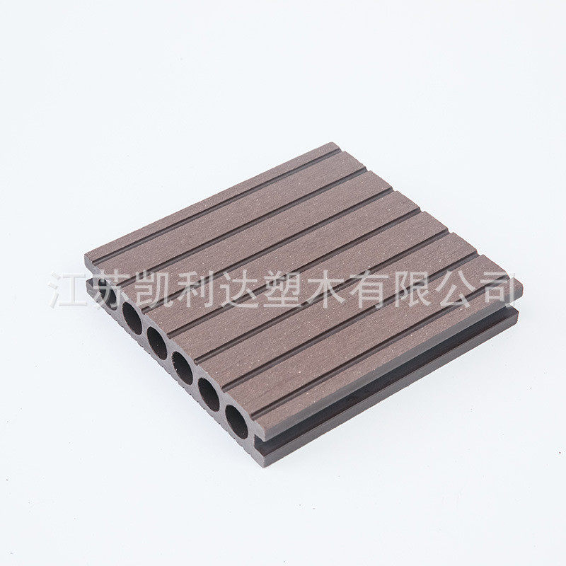 公园空心户外地板140*25空心塑木地板圆孔pe塑木地板圆孔阳台,家装主材,户外地板,淘宝优惠券,粉丝福利购,淘宝优惠卷