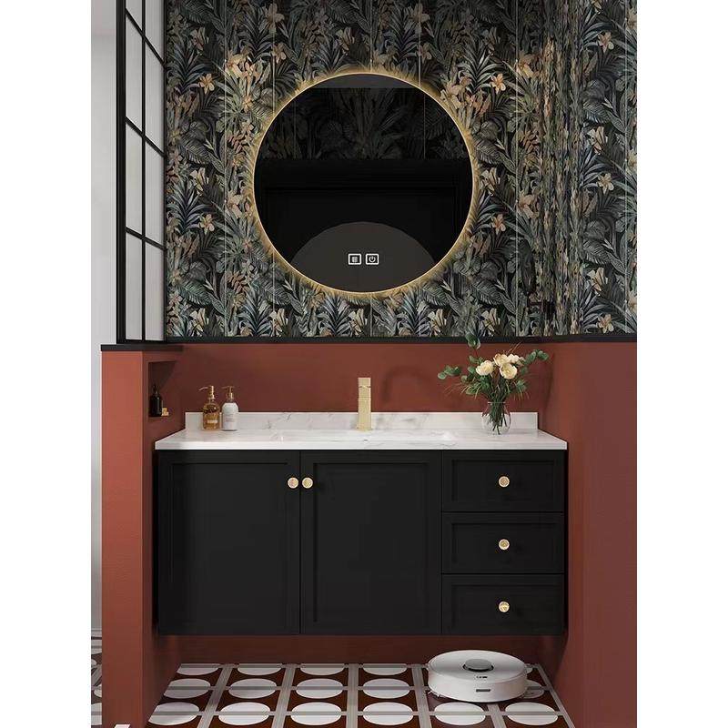 86m0小清新浴室柜陶瓷一体盆新款板组合轻奢洗手池脸漱果绿2023岩,家装主材,浴室柜组合,淘宝优惠券,粉丝福利购,淘宝优惠卷