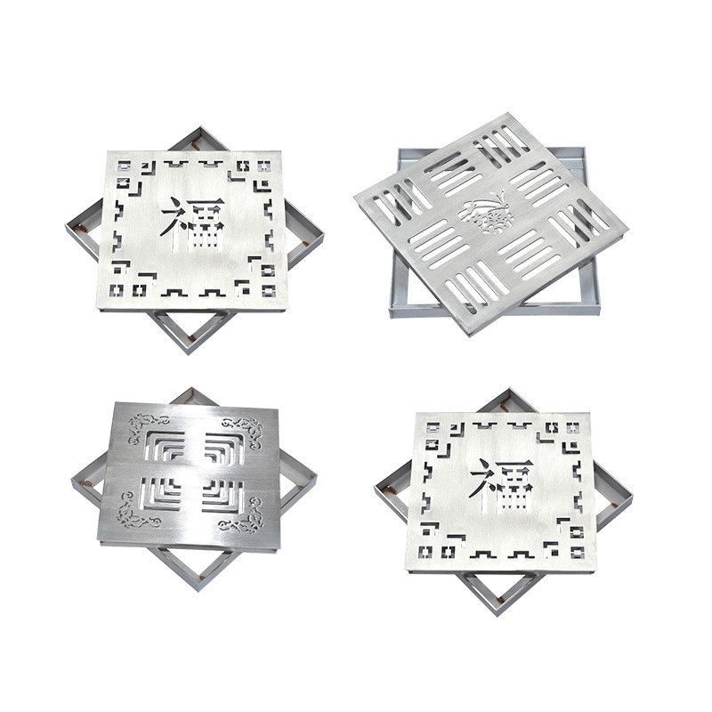 不锈钢盖板304不锈钢市政工程下水道井盖板污水雨水篦子厂家直发