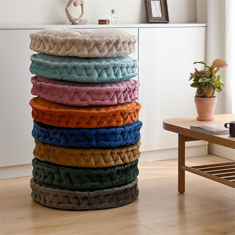 加厚简约ins风新款荷兰绒地板垫欧式轻奢时尚飘窗蒲团榻榻米坐垫