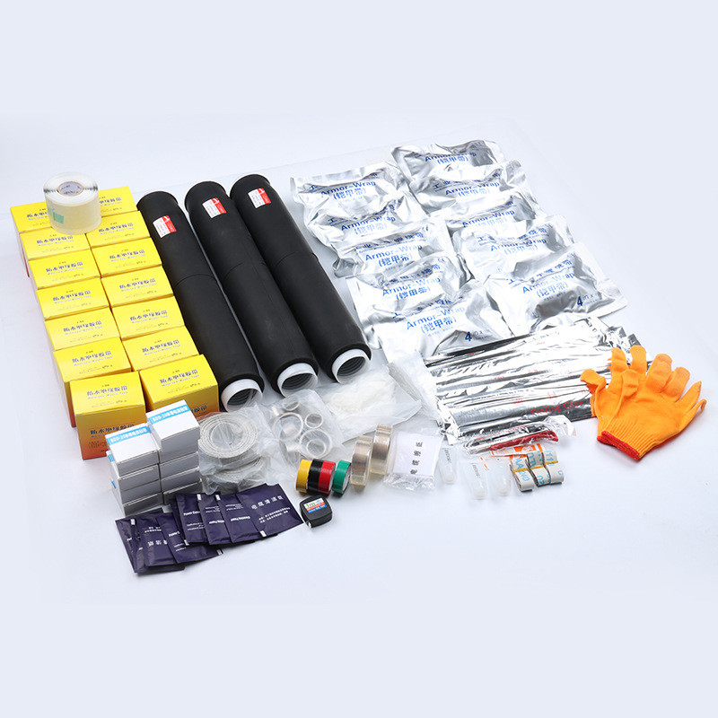 35kv单高压三芯冷缩中间接头硅橡胶芯电缆绝缘接头jls-35/3.123