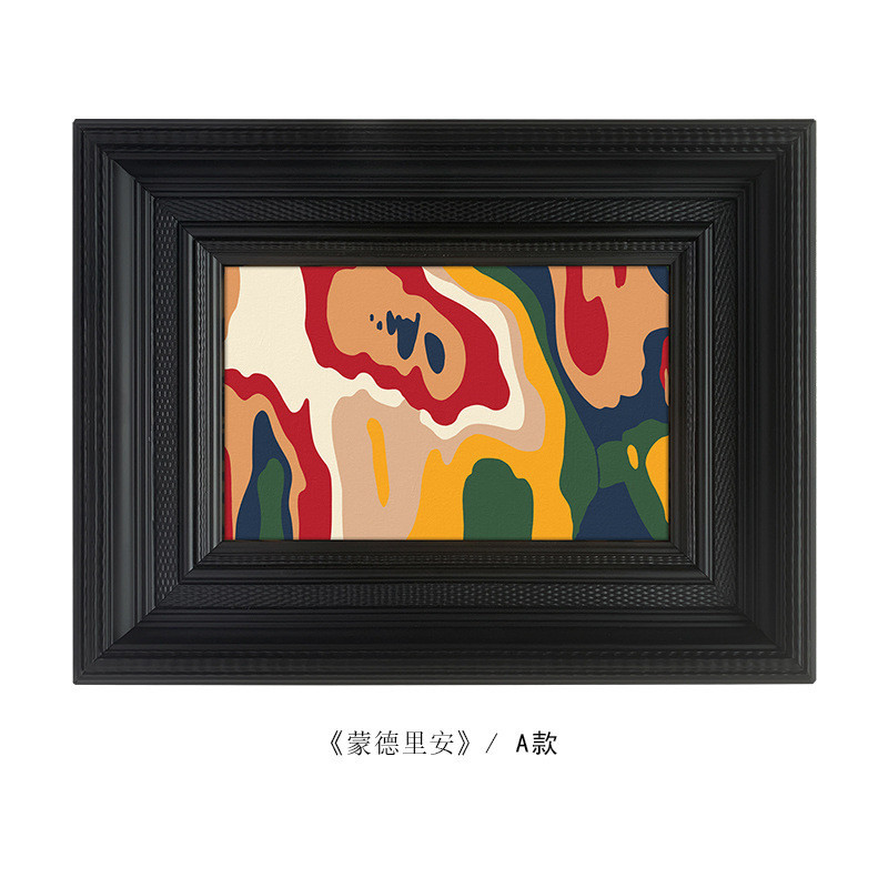 餐厅装饰画粉葡萄》《蝴蝶兰》中古风《水果艺术客厅挂画轻法式复图片