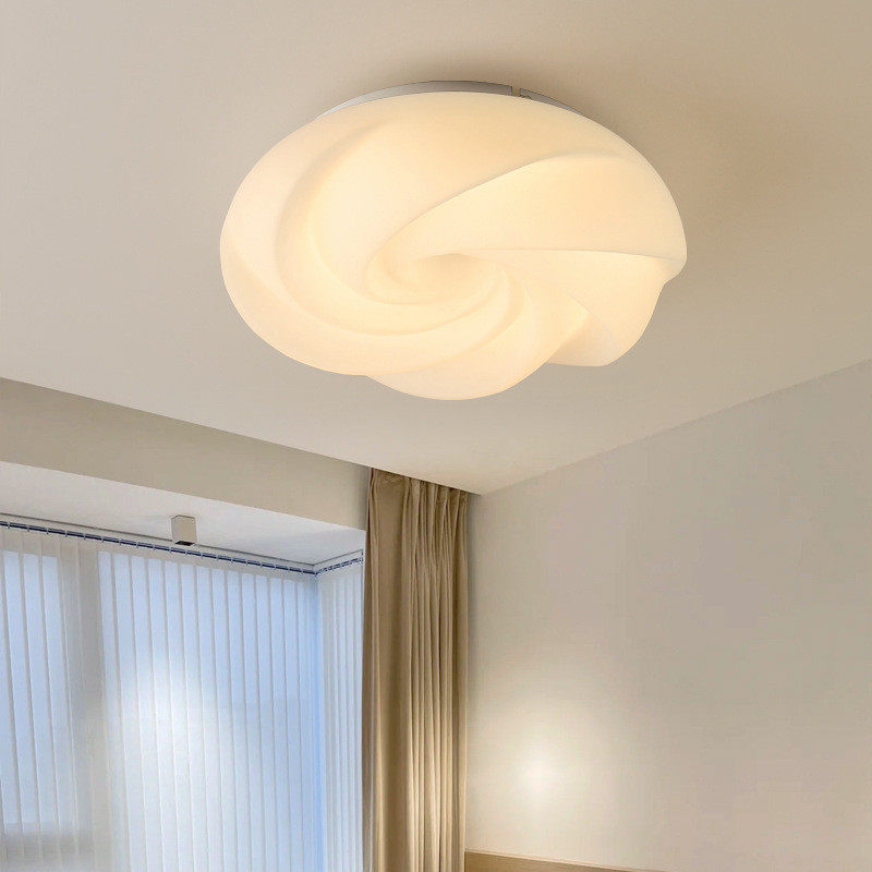 北欧现代简约ins卧室吸顶灯网红温馨浪漫主卧灯创意玫瑰花房间灯