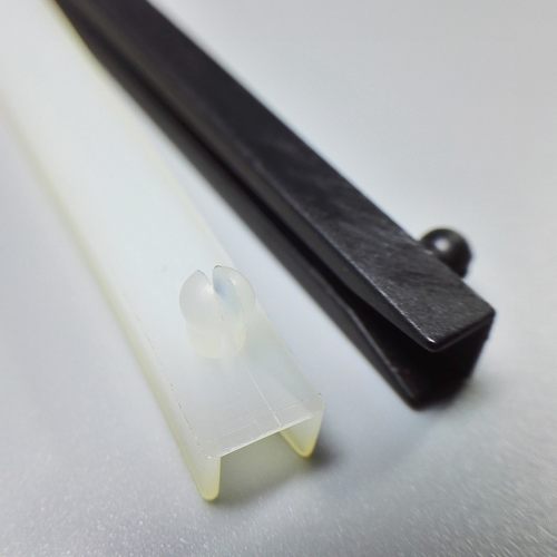 cg-250塑料线路板导槽pcb板卡槽pc板色槽电路板固定条黑白导