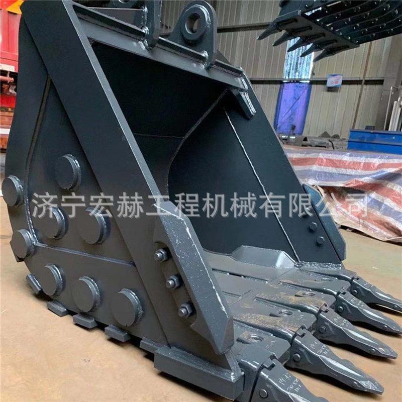 热销挖掘机挖斗e323d2le324de325de329d漏斗工字斗齿连杆小臂架