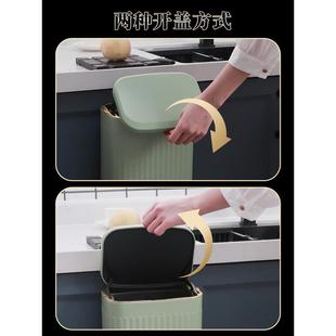 卫生间壁挂式 ?厨房垃圾桶挂式 家用橱柜门悬挂厕所高颜