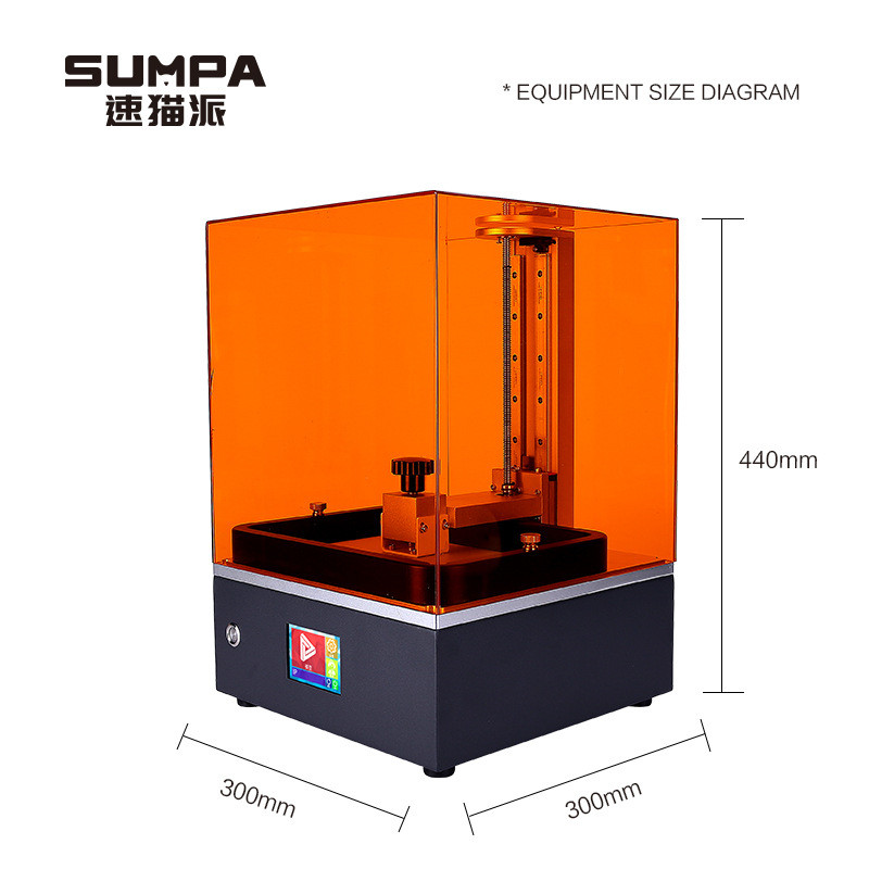 10.1寸(215*135*200MM)3d打印机SUMAOPAI模型LCD光固化打印机