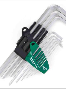 世达g系列9件特长头球内六角扳手组套09128