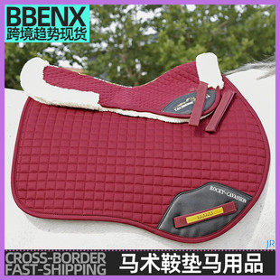 马术鞍垫马垫骑马毛垫减震垫马术平衡用品马鞍垫加厚羊毛垫